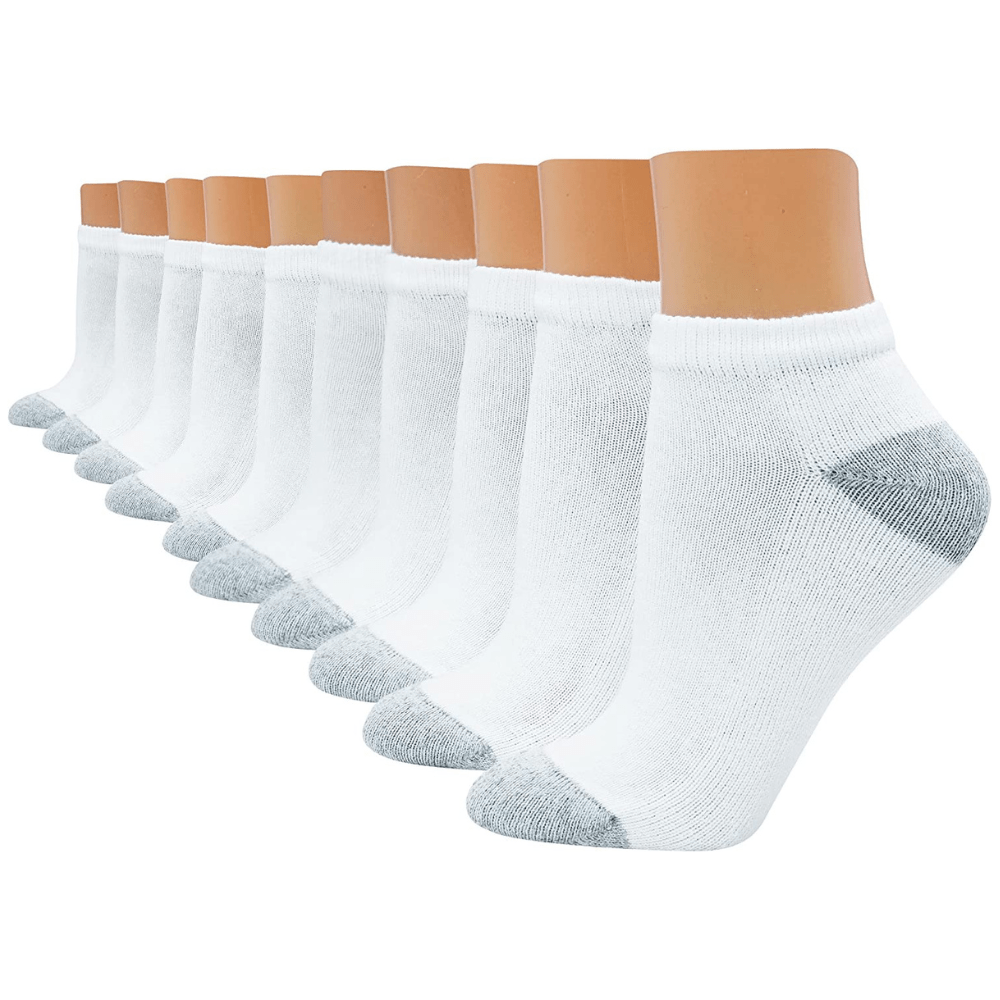 Cotton Blend Low-Cut Socks
